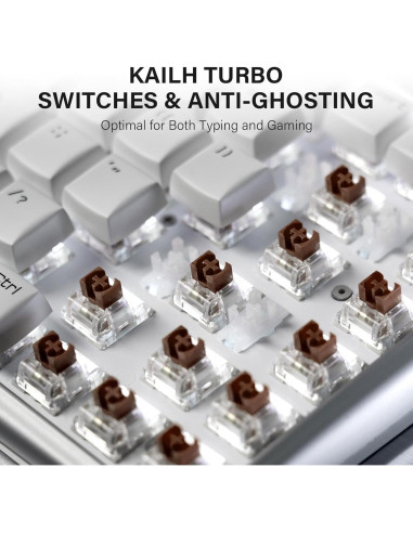 Teclado Mecánico Inalámbrico Durgod K710 84 Teclas Bluetooth