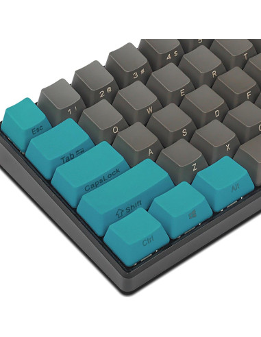 Teclas mecánicas PBT Happy Balls 60% Azul y Gris para MX