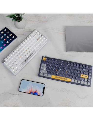 Teclado Mecánico Inalámbrico Durgod K710 84 Teclas Bluetooth