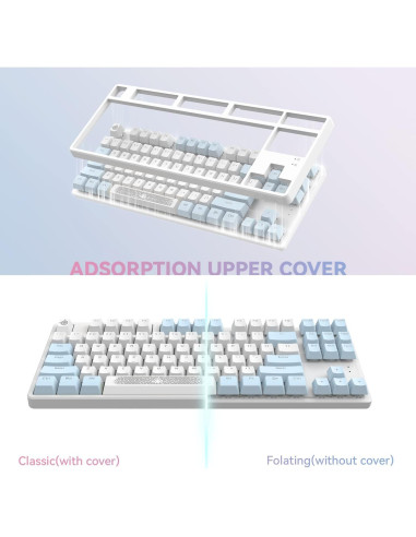 Teclado Mecánico Gaming A.JAZZ AK873 TKL 87 Teclas RGB