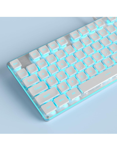 Teclado de máquina de escribir 104 teclas FS SHOP Retroiluminado