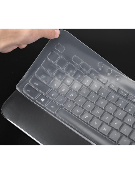 Cubierta de Teclado Logitech MK540 MK545 - Transparente, Silicona