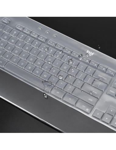 Cubierta de Teclado Logitech MK540 MK545 - Transparente, Silicona