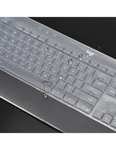 Cubierta de Teclado Logitech MK540 MK545 - Transparente, Silicona