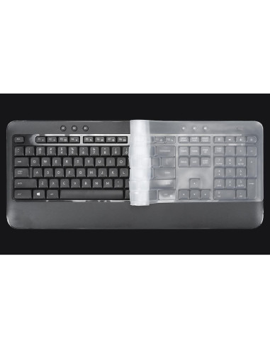 Cubierta de Teclado Logitech MK540 MK545 - Transparente, Silicona