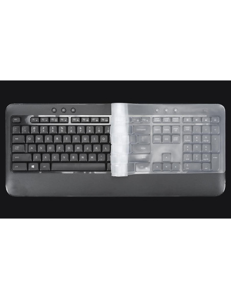 Cubierta de Teclado Logitech MK540 MK545 - Transparente, Silicona