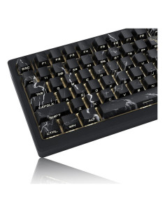 Teclas PBT Womier 136 Teclas Brillantes Negro Azul