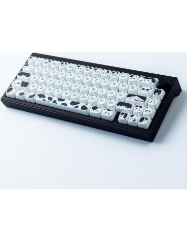 Conjunto de Teclas PBT 135 Gato Negro y Blanco Tyrixki