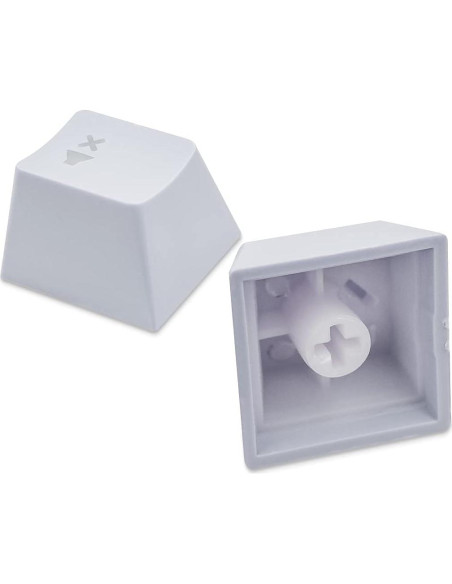 Teclado Mecánico Granvela Teclas ABS 104 Claves Gris Claro