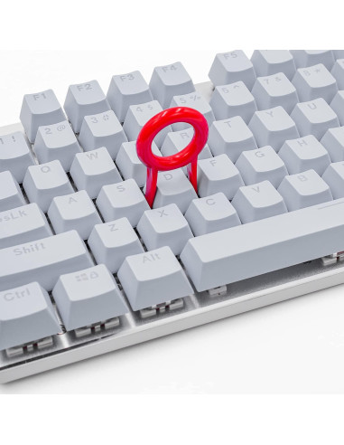 Teclado Mecánico Granvela Teclas ABS 104 Claves Gris Claro