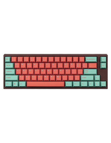 Teclado Mecánico Leopold FC660M 65% PBT Cherry MX Rojo