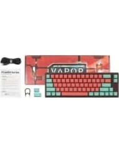 Teclado Mecánico Leopold FC660M 65% PBT Cherry MX Rojo
