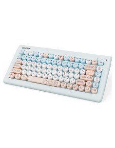 Teclado Bluetooth Retro SADES K02 para Mac y PC 84 Teclas