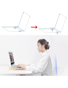 Soporte Mini para Laptop LiPang - 2 Piezas, Aluminio, Negro 2