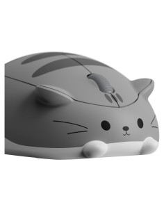 Ratón Inalámbrico para Juegos Akko Gato Gris Mimo 1200 DPI