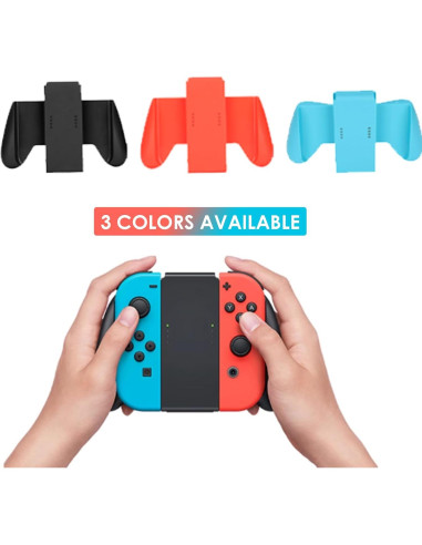 Agarraderas de Confort Gugxiom para Joy-Con Switch - Negro