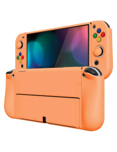 Funda Protectora Suave PlayVital para Nintendo Switch OLED - Amarillo