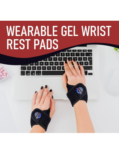 Pads de Reposamuñecas Portátiles Ergonomicos EXPOPROX - 2 Piezas