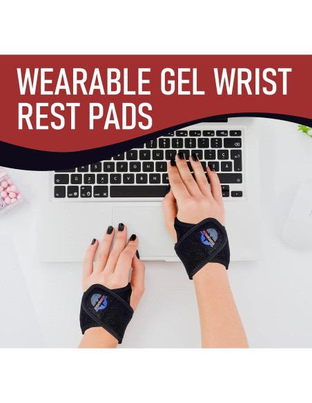 Pads de Reposamuñecas Portátiles Ergonomicos EXPOPROX - 2 Piezas