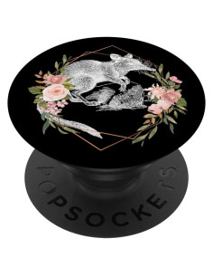 PopSocket Estándar PopGrip Elefante Floral 10.9x8.6 cm
