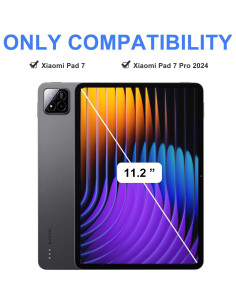 Funda Teclado Inalámbrico IVEOPPE para Xiaomi Pad 7 Pro 11.2" Rosa 2