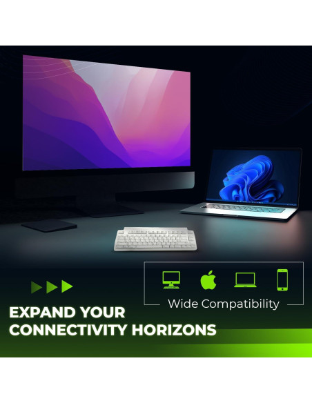 Teclado Táctil Pro Matias USB 2.0 Compacto para Mac