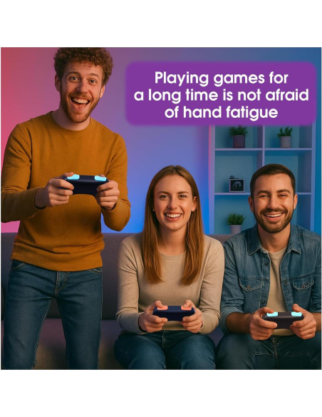 Agarraderas Ergonómicas HeatFun para Joy-Con Switch 2 - Negro