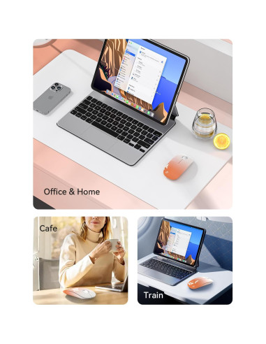 Ratón Inalámbrico RAPIQUE R306 Naranja Degradado 1600 DPI