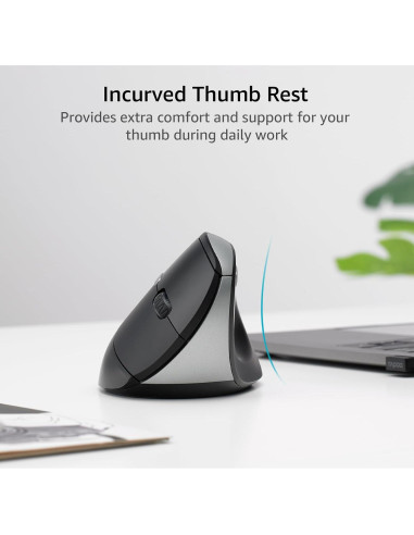 Ratón Vertical Ergonómico Rapoo EV250 Inalámbrico 800-1600 DPI