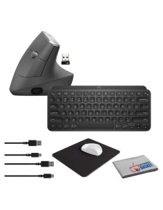 Paquete Teclado Inalámbrico Logitech MX Keys Mini + Ratón Ergonómico MX Vertical