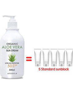 Protector Solar Ayodele Aloe Vera SPF50+ PA+++ 478ml 2