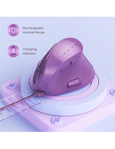 Ratón Vertical Ergonómico Inalámbrico Wekity B52 - 9 Botones 2