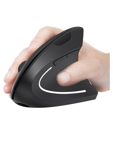 Ratón Inalámbrico Vertical Ergonómico AVMTON 6 Botones Verde