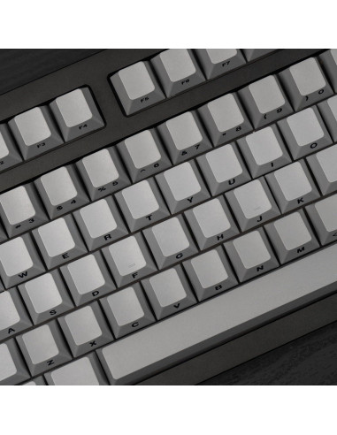 Juego de Teclas Grises PBT Mintcaps 107 Teclas para Mecánicos