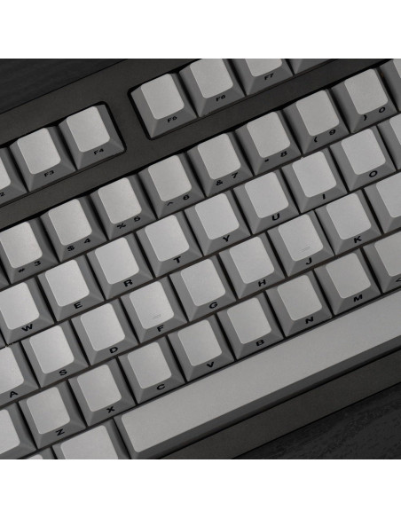 Juego de Teclas Grises PBT Mintcaps 107 Teclas para Mecánicos