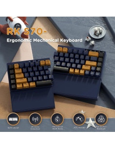 Combo Teclado Ergonómico Dividido RK S70 + Ratón Inalámbrico M3 2