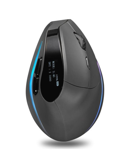 Mouse Vertical Inalámbrico Bluetooth Zelotes F35C 4000 DPI Mouse Vertical Inalámbrico Bluetooth Zelotes F35C 4000 DPI