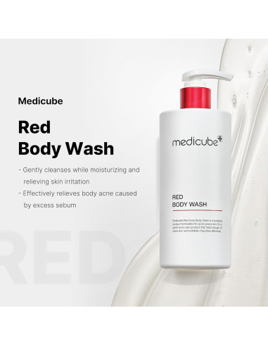 Medicube Lavado Corporal 414 ml - Limpiador Hidratante con Ácido Salicílico y Niacinamida