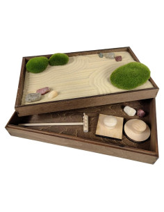 Jardín Zen Apilable Sunny Lark con Arena y Accesorios