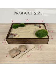 Jardín Zen Apilable Sunny Lark con Arena y Accesorios 2