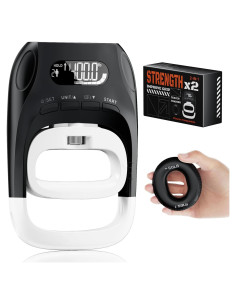 Dinamómetro de mano digital Uthpra 2 en 1 con anillo de resistencia