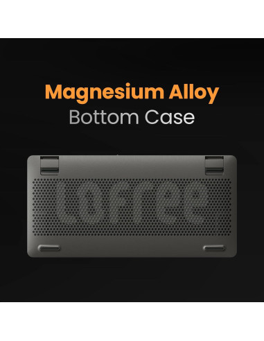 Teclado Mecánico Lofree Edge Bluetooth 75% Gris Volcán