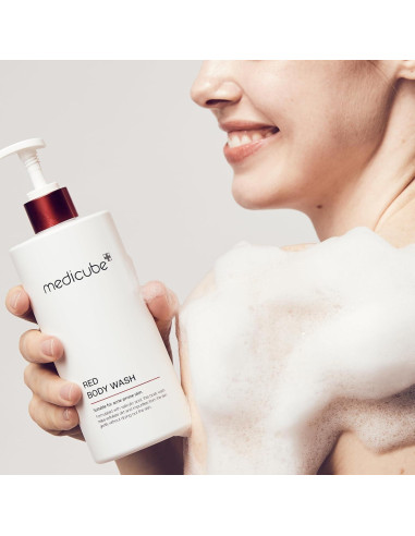 Medicube Lavado Corporal 414 ml - Limpiador Hidratante con Ácido Salicílico y Niacinamida