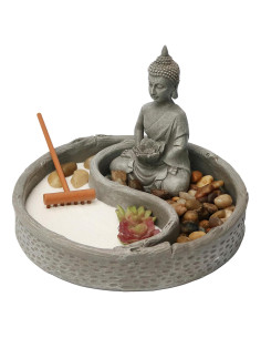 Kit Jardín Zen Mini Nature's Mark para Escritorio 15.24 cm