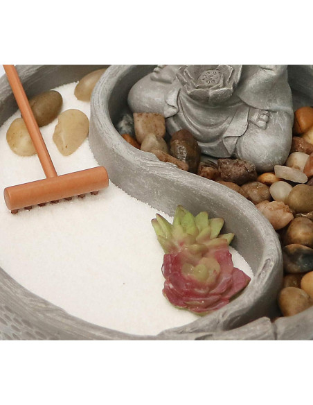 Kit Jardín Zen Mini Nature's Mark para Escritorio 15.24 cm