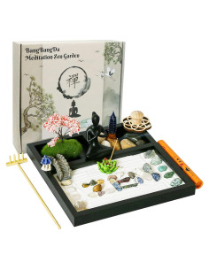 Kit Jardín Zen de Meditación BangBangDa - Decoración de Escritorio