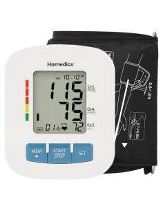 Monitor de Presión Arterial Homedics BPA-800-WT, Un Solo Toque
