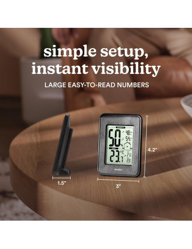 Homedics HM100 Monitor de Humedad Interior Digital