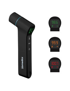 Termómetro Infrarrojo Dual HoMedics TIE-300-BK, 1s, Sin Contacto