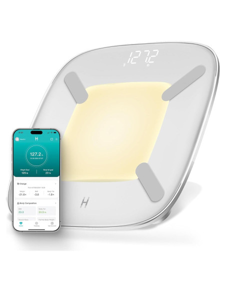 Báscula Digital Inteligente Homedics SCL-BBC200-WT 13 Métricas
